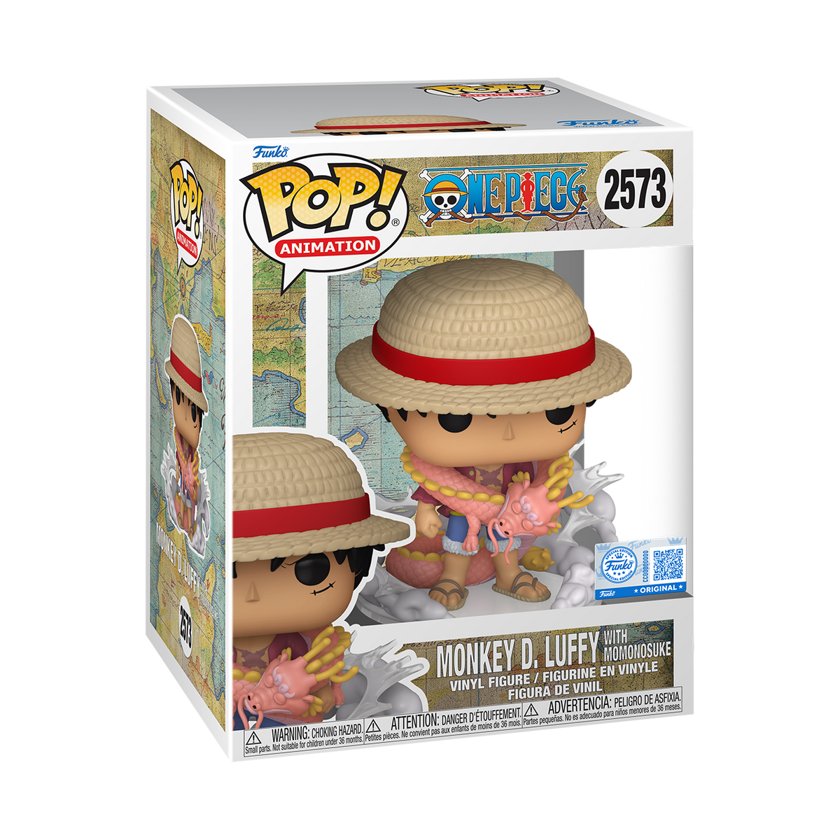Funko Pop! Premium: One Piece: Monkey D.Luffy with Momonosuke (Walmart Exclusive)