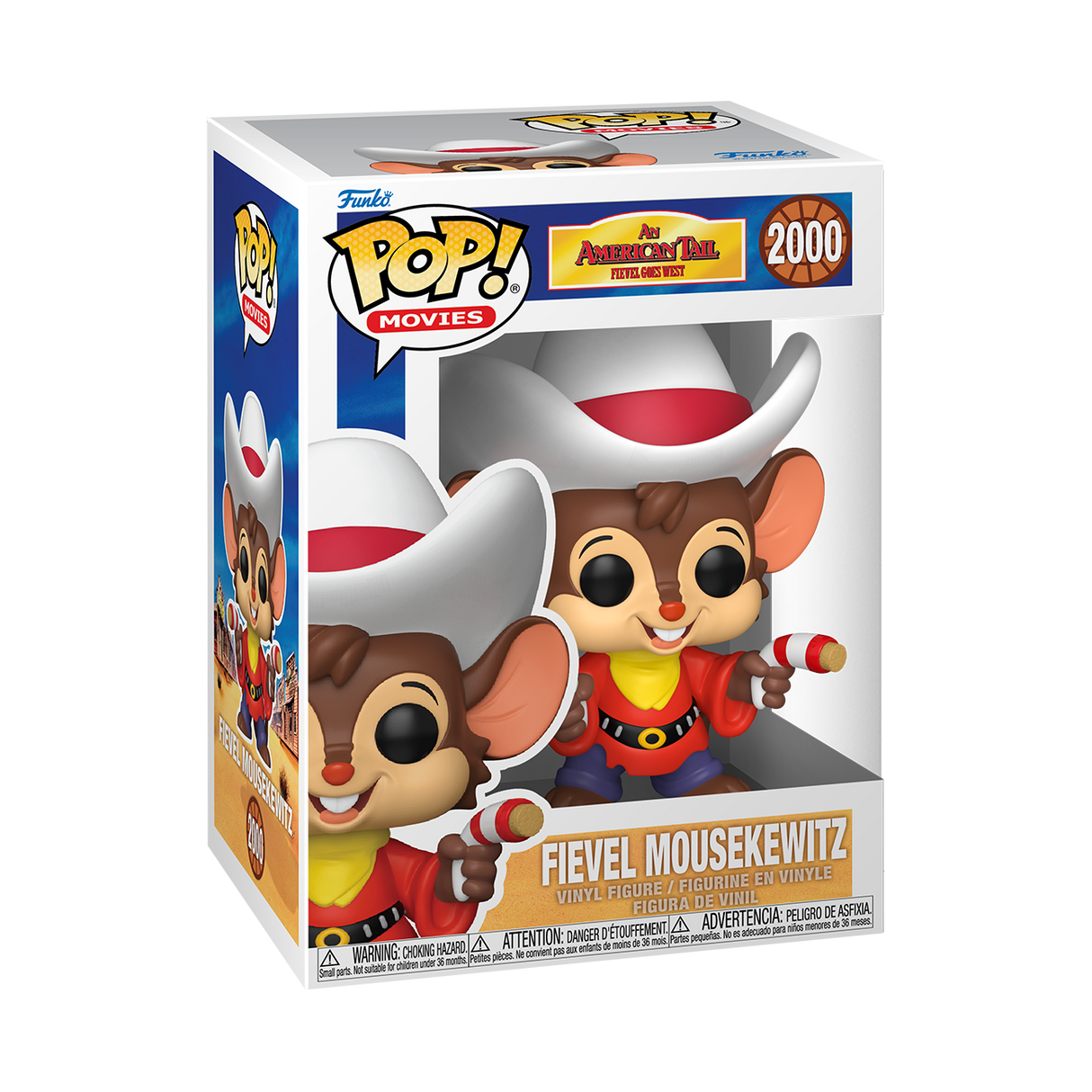 Funko Pop! Movies: An American Tail Fievel Goes West: Fievel Mousekewitz