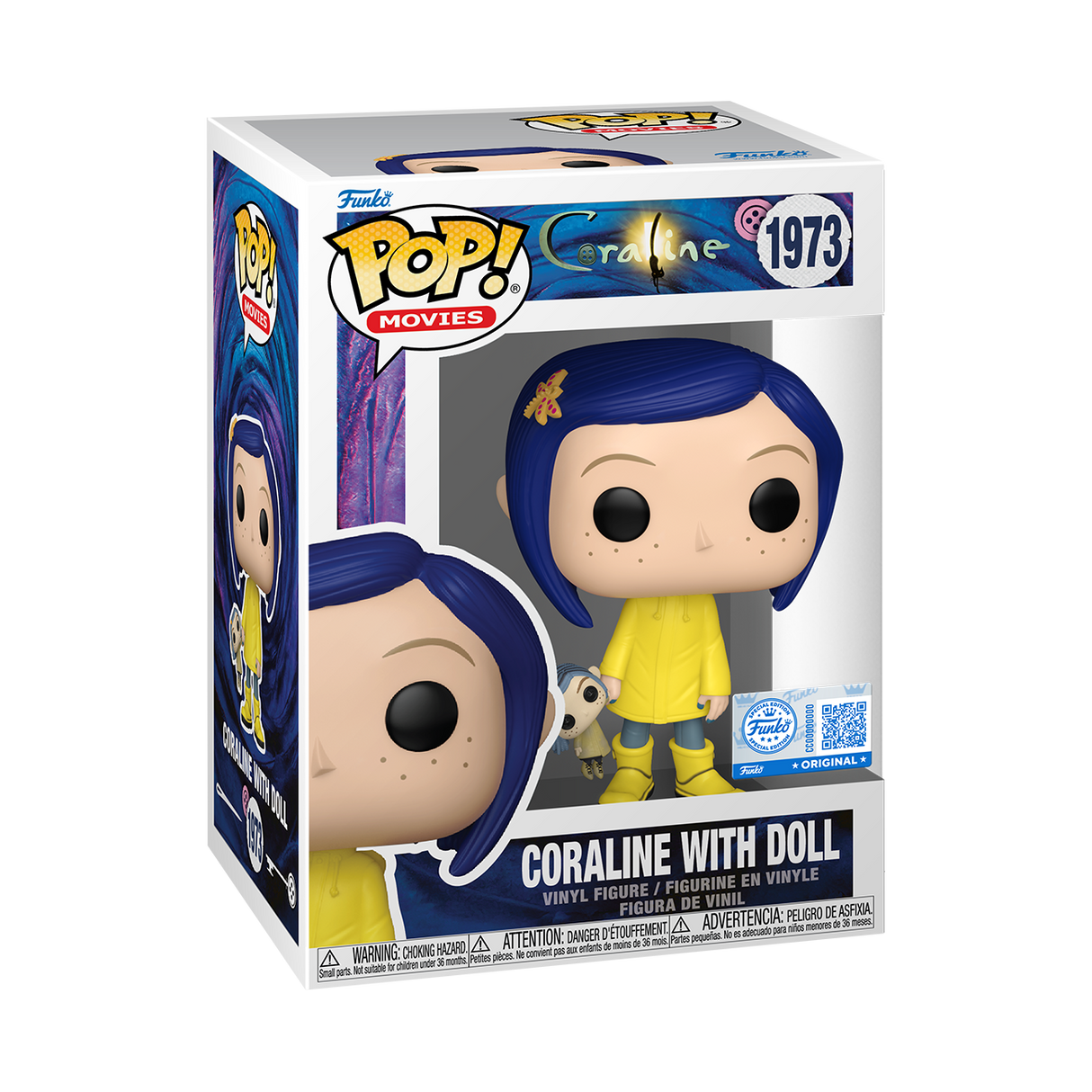 Funko Pop! Movies: Coraline: Coraline with Doll (GameStop Exclusive)