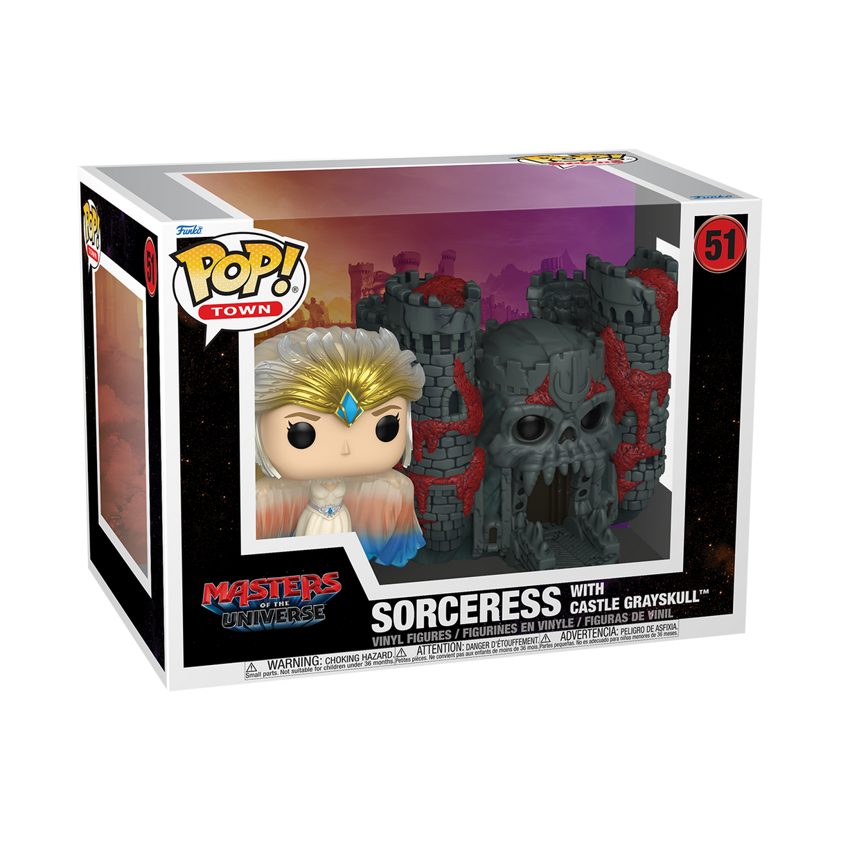 Funko Pop! Town: Masters of the Universe: Sorceress with Castle Grayskull