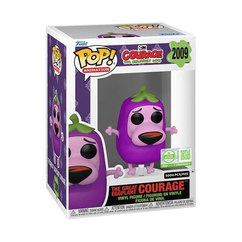Funko Pop! Animation: Courage the Cowardly Dog: The Great Eggplant Courage (LE 5,000) (Entertainment Earth Exclusive)