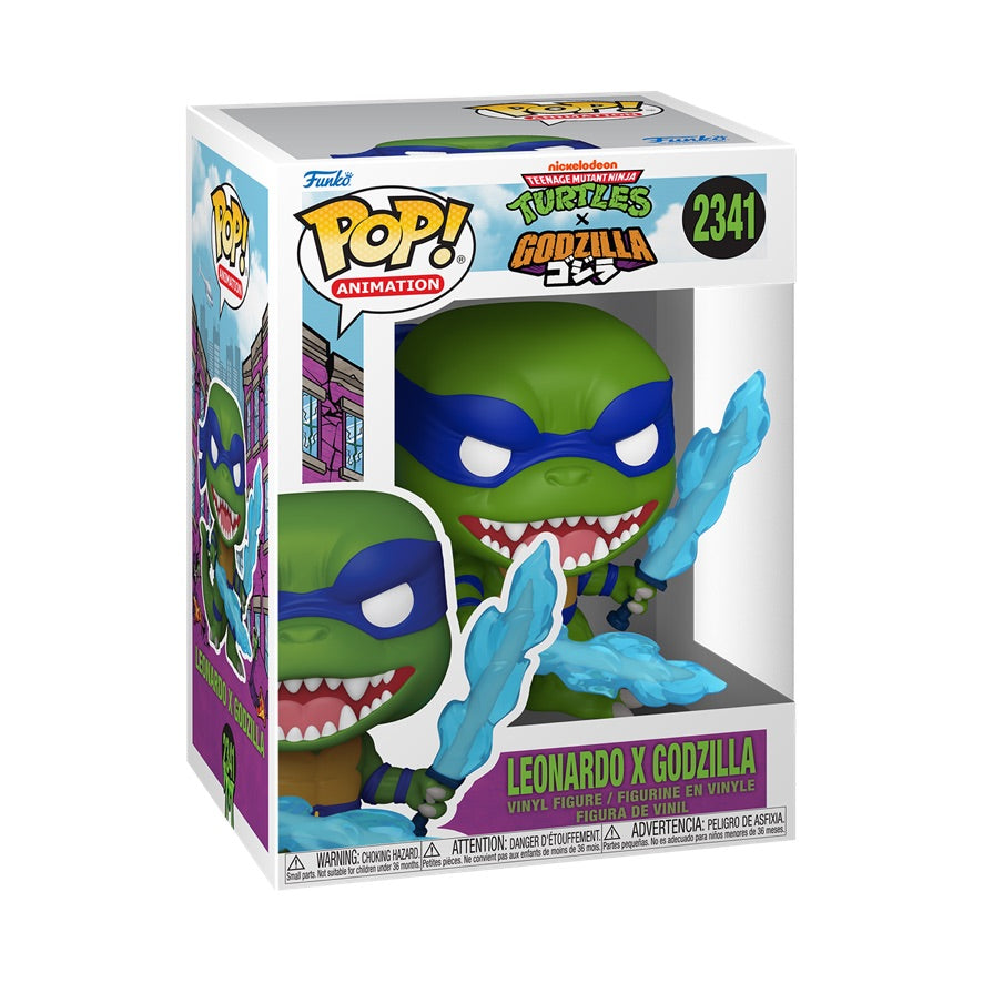 Funko Pop! Animation: Teenage Mutant Ninja Turtles x Godzilla: Leonardo x Godzilla