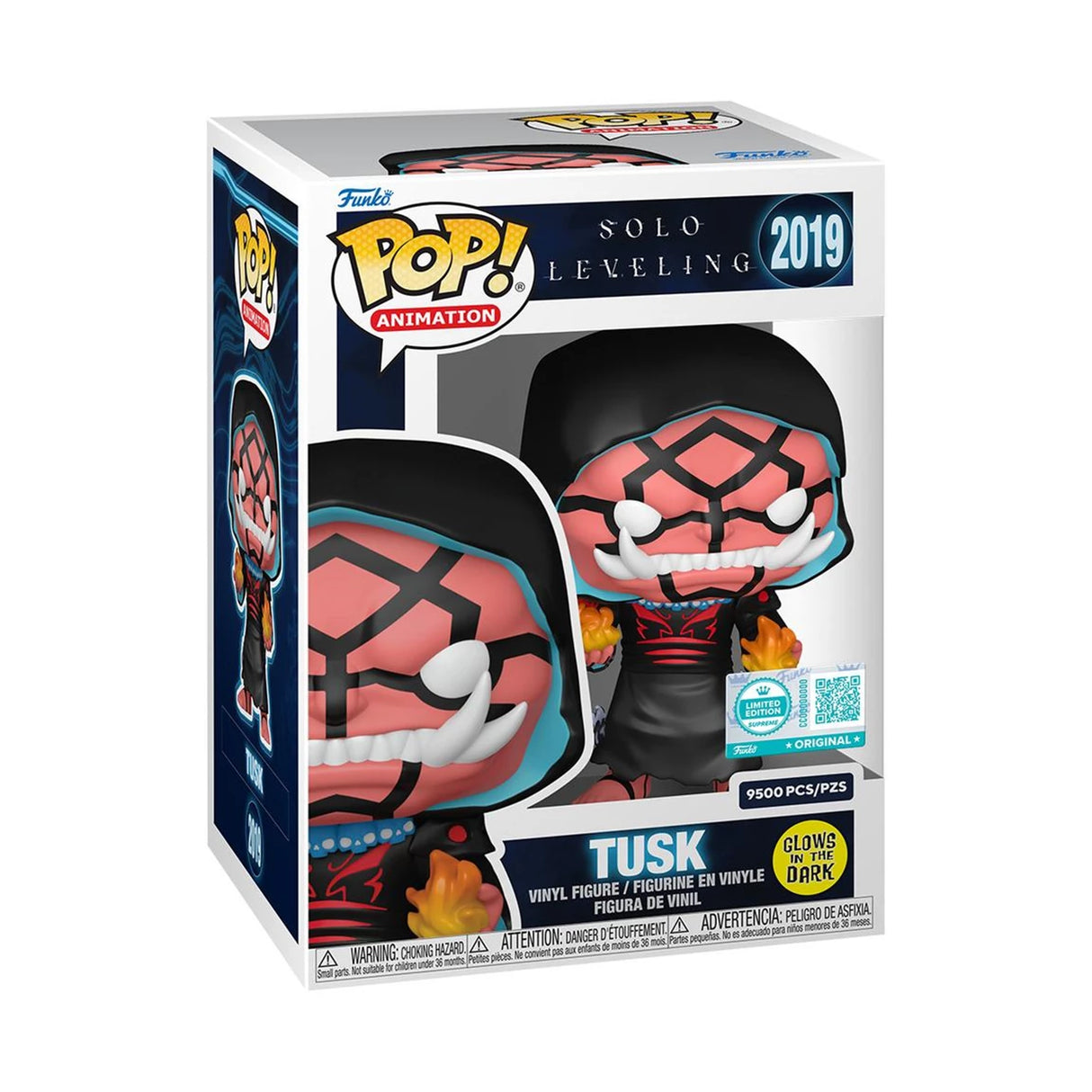 Funko Pop! Animation: Solo Leveling: Tusk (Glow) (LE 9,500) (Funko Supreme Exclusive)