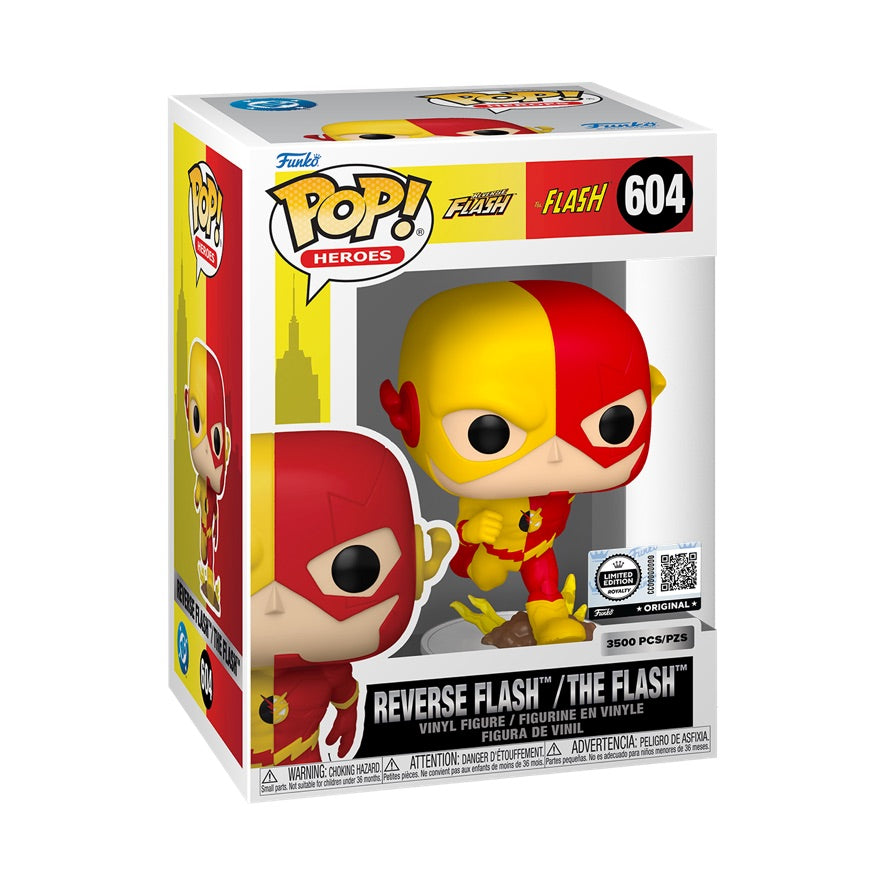Funko Pop! Heroes: The Flash: Reverse Flash/The Flash (LE 3,500) (Funko Royalty Edition) (Gemini Collectibles Exclusive)
