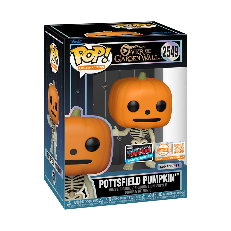 Funko Pop! Animation: Over the Garden Wall: Pottsfield Pumpkin (LE 500) (Funko Grail Edition) (2026 NYCC Convention Exclusive)