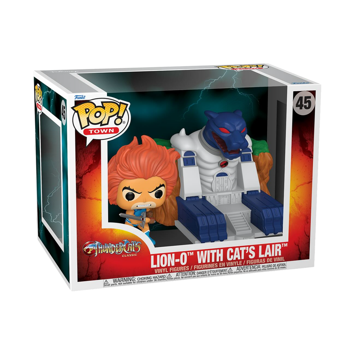 Funko Pop! Town: Thundercats: Lion-O with Cat's Lair