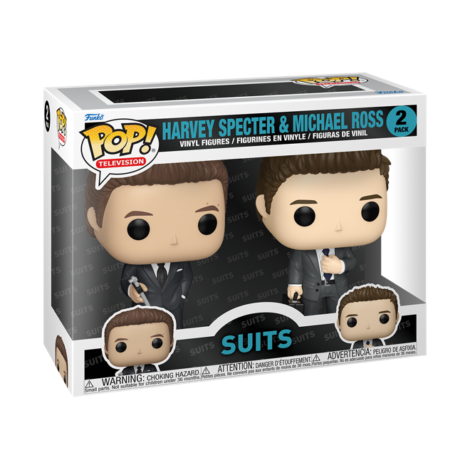 Funko Pop! Television: Suits: Harvey Specter & Michael Ross (2 Pack)