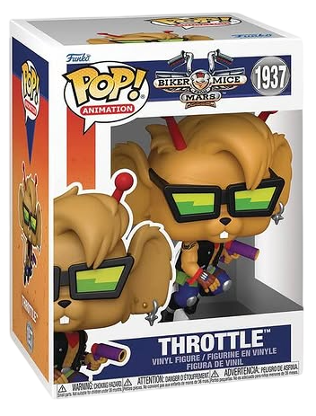 Funko Pop! Animation: Biker Mice From Mars: Throttle (Box Imperfection)