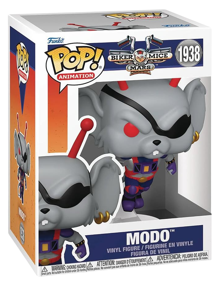Funko Pop! Animation: Biker Mice From Mars: Modo (Box Imperfection)