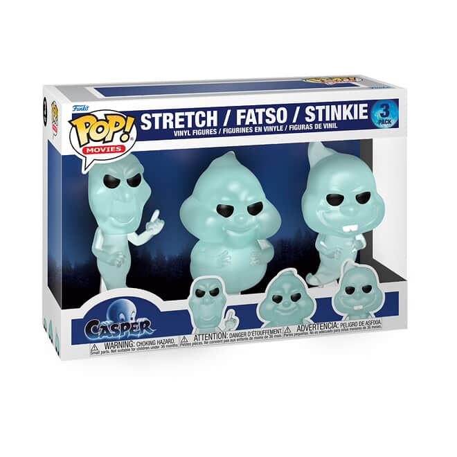 Funko Pop! Movies: Casper: Stretch, Fatso, Stinkie (3 Pack)