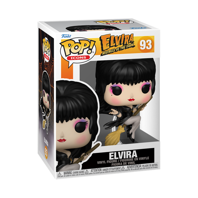Funko Pop! Icons: Elvira Mistress of the Dark: Elvira (Broom)