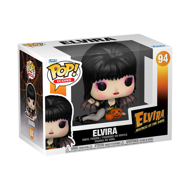 Funko Pop! Icons: Elvira Mistress of the Dark: Elvira (Pumpkins)