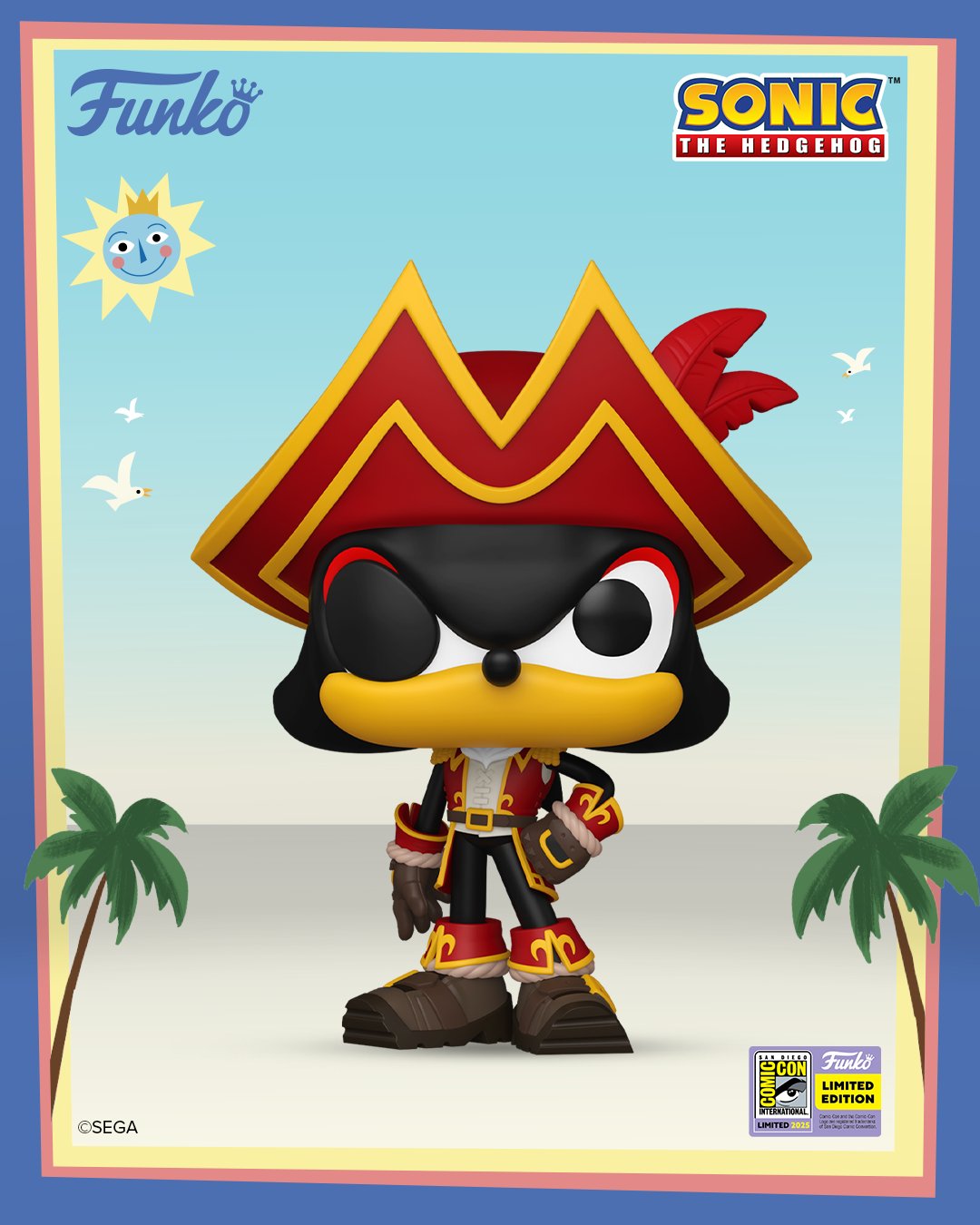 Funko Pop! Games: Sonic the Hedgehog: Buccaneer Shadow (2025 SDCC Convention Exclusive)