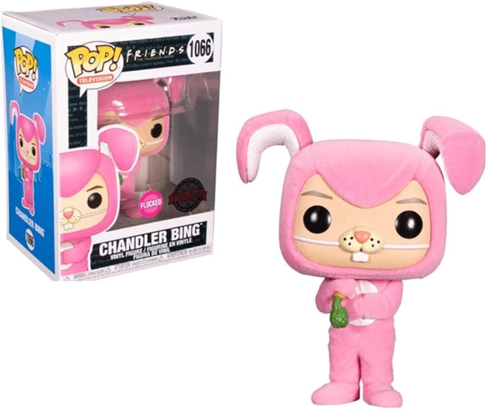 Funko Pop! Television: Friends: Chandler Bing In Bunny Suit Flocked (Special Edition)