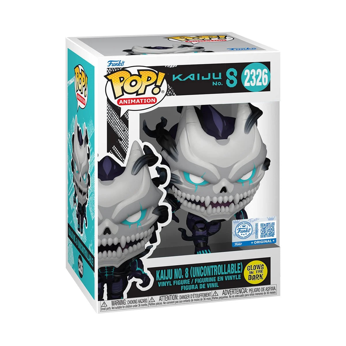 Funko Pop! Animation: Kaiju No.8: Kaiju No. 8 (Uncontrollable) (Glow) (Funko Special Edition)