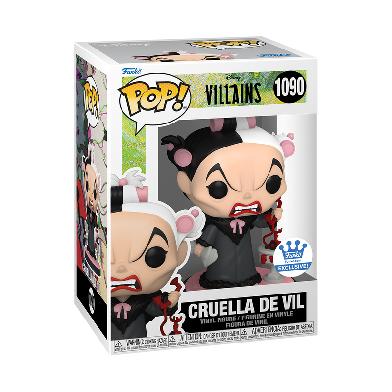 Funko Pop! Disney Villains: Cruella De Vil (Funko Shop Exclusive)