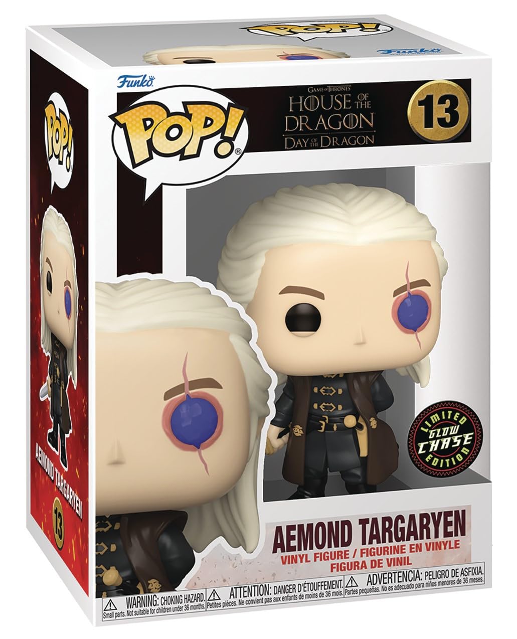 Funko Pop! Game of Thrones: House of the Dragon: Aemond Targaryen (Chase)