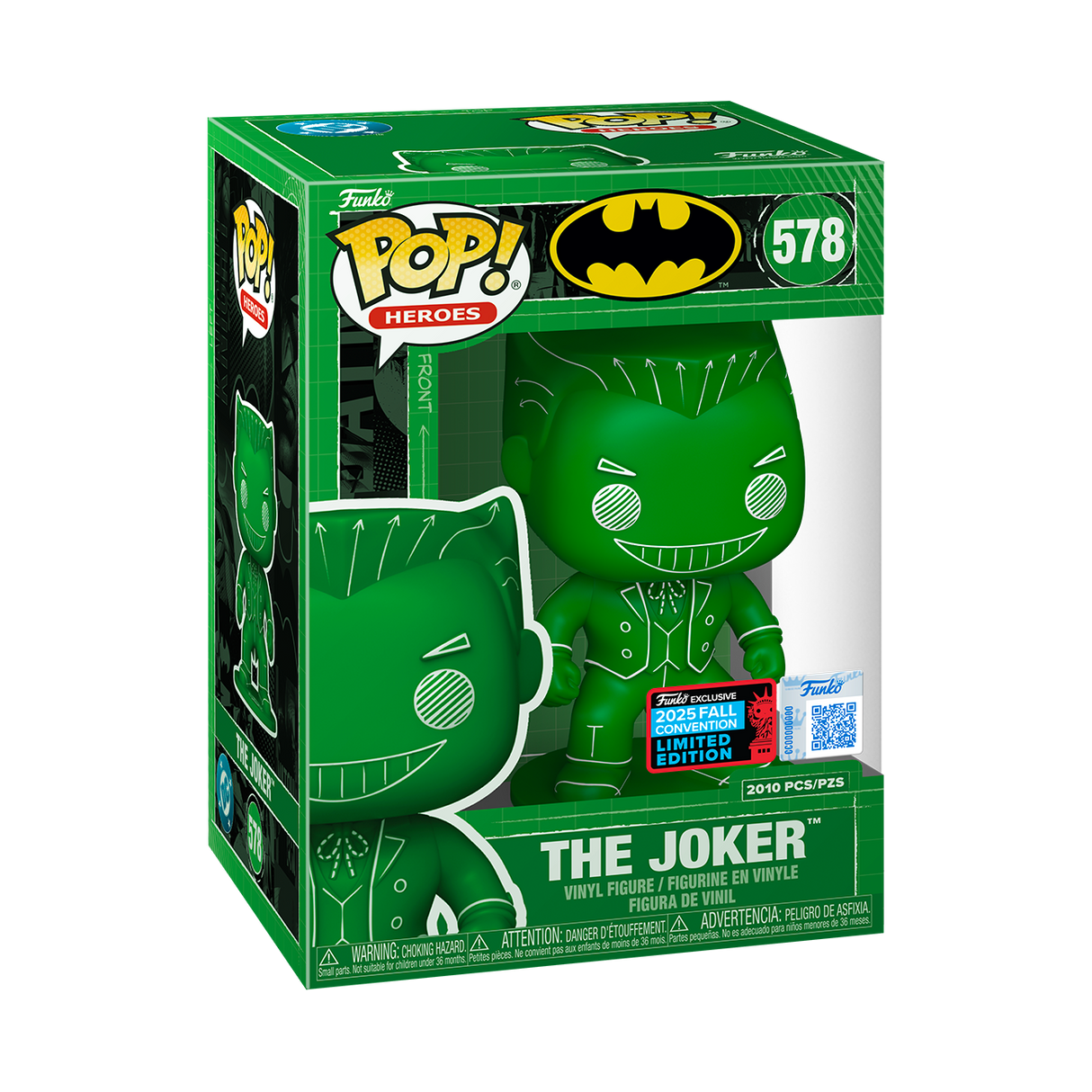 Funko Pop! Heroes: Batman: The Joker (Blueprint) (LE 2,010) (2025 Fall Convention Shared Exclusive)
