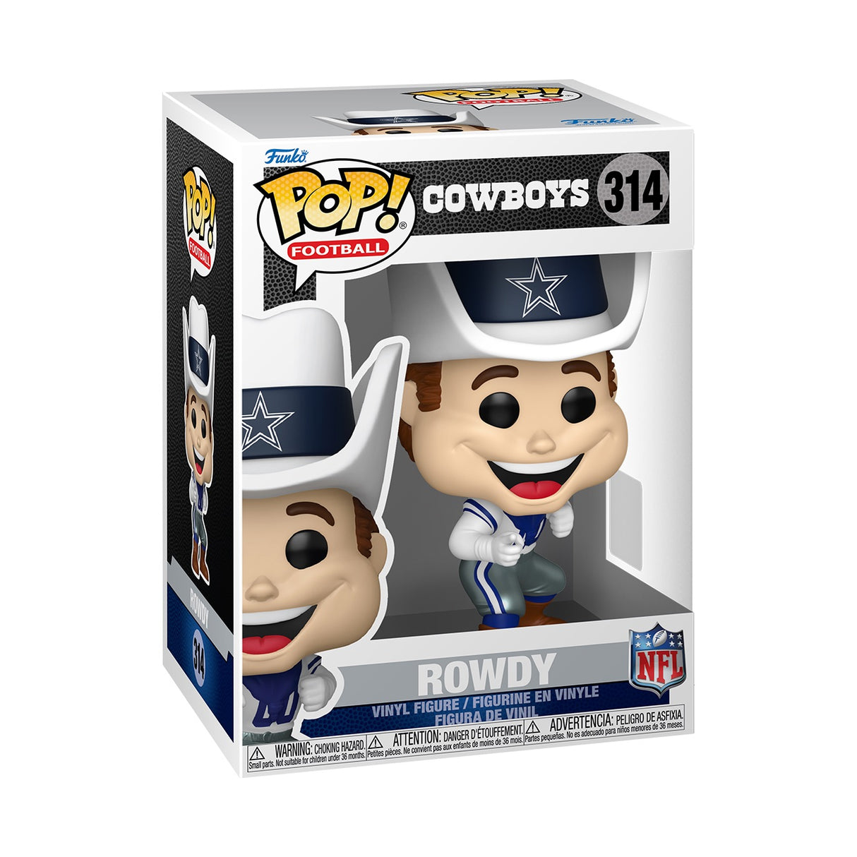 Funko Pop! Football: NFL Dallas Cowboys: Rowdy