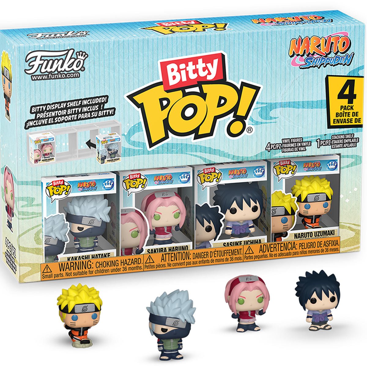 Funko Bitty Pop! Naruto: Kakashi 4-Piece Set