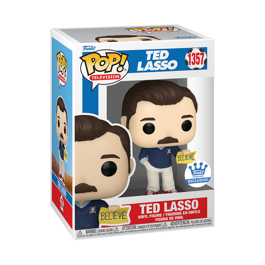 Television: Ted Lasso With Believe Sign (Funko Shop Exclusive)