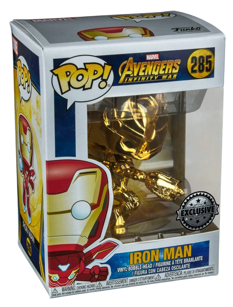 Funko Pop! Marvel: Avengers Infinity War: Iron Man (Chrome) (Exclusive Edition)