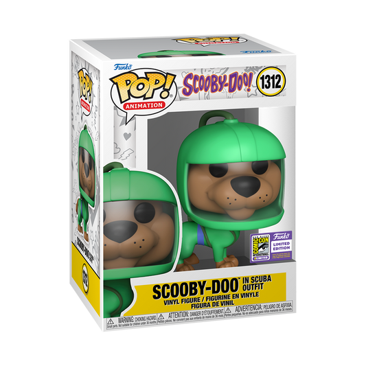 Animation: Scooby Doo (Scuba) (2023 SDCC Con Sticker)