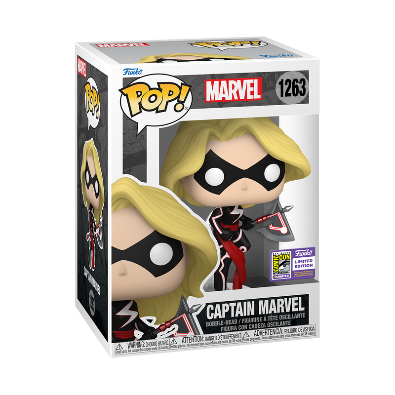 Funko Pop! Marvel: Captain Marvel: Carol Danvers (2023 SDCC Con Sticker)