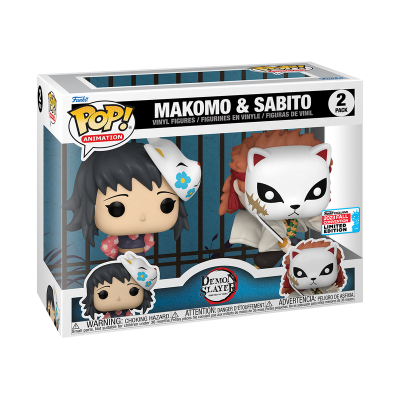 Animation: Demon Slayer: Makomo & Sabito (2-Pack) (2023 Fall Convention Exclusive) (Box Imperfection)