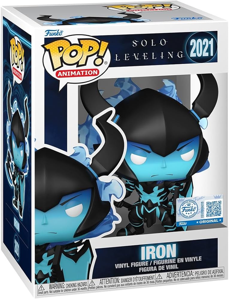 Funko Pop! Animation: Solo Leveling: Iron (Amazon Exclusive) (Box Imperfection)