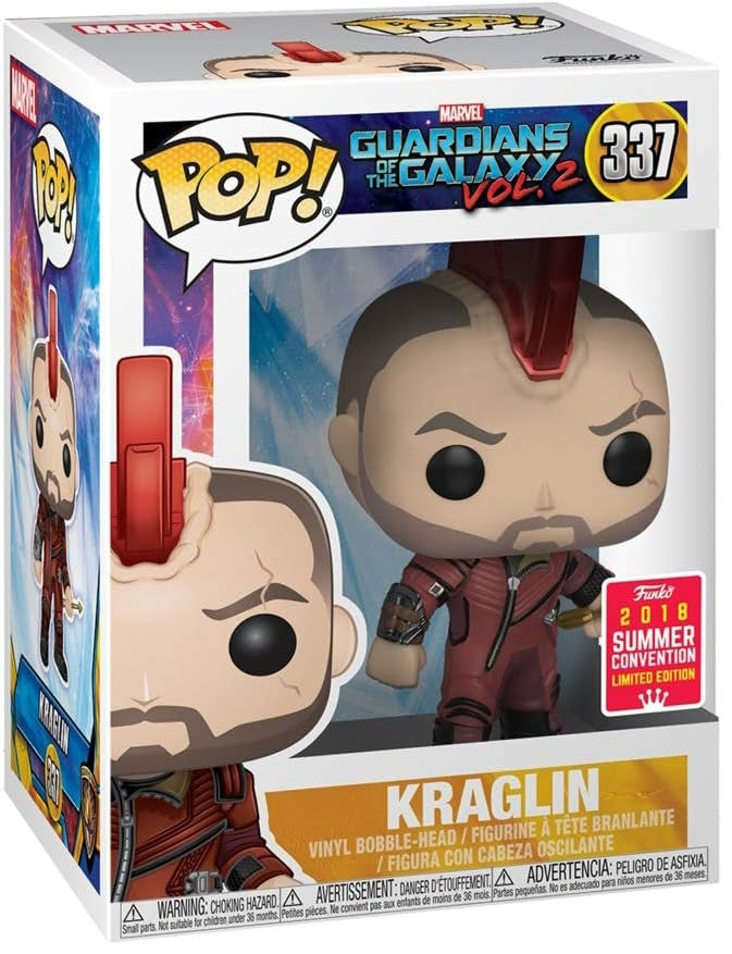 Funko Pop! Marvel: Guardians of the Galaxy Vol 2: Kraglin (2018 Summer Convention Shared Exclusive) (Box Imperfection)