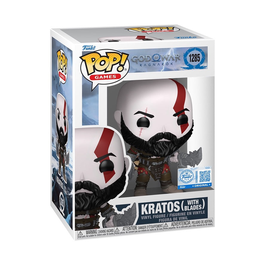 Funko Pop! Games: God of War Ragnarok: Kratos (with Blades) (Toy Temple Exclusive)