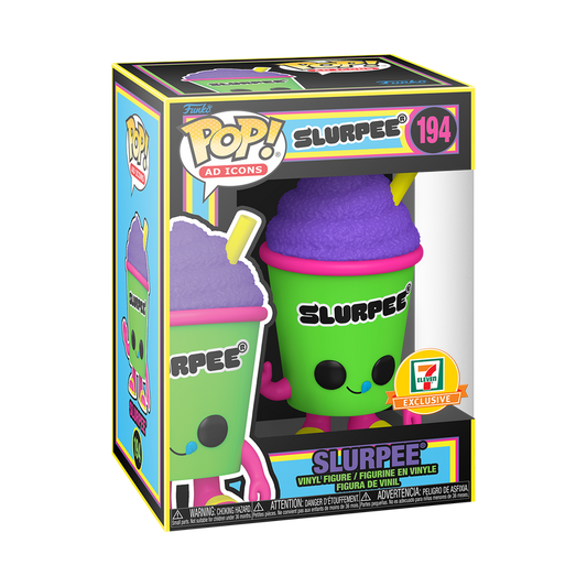 Ad Icons: Slurpee (Black Light Green Cup) (7-11 Exclusive)