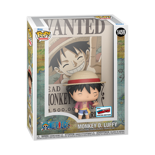 Animation: One Piece: Monkey D. Luffy Wanted Poster (2023 NYCC Con Sticker)