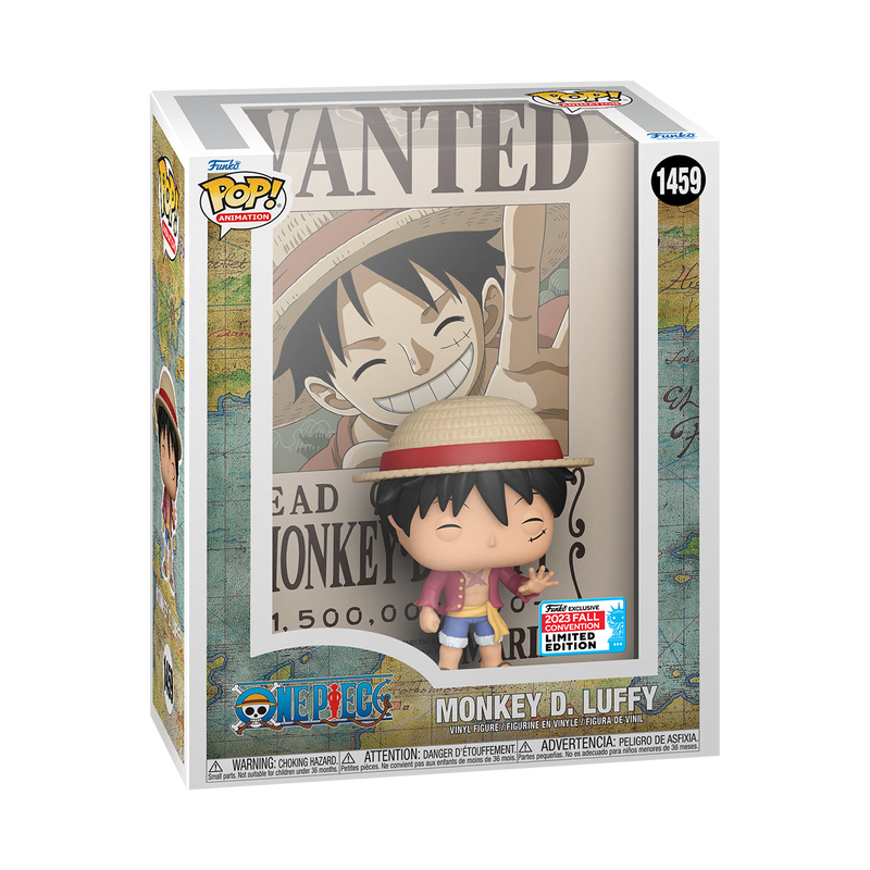Animation: One Piece: Monkey D. Luffy Wanted Poster (2023 Fall Convention Exclusive) (Box Imperfection)