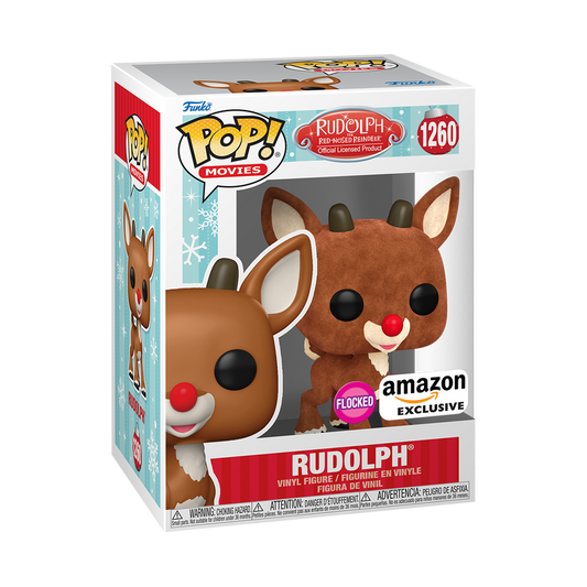 Movies: Rudolph The Red-Nosed Reindeer: Rudolph (Flocked) (Amazon Exclusive)