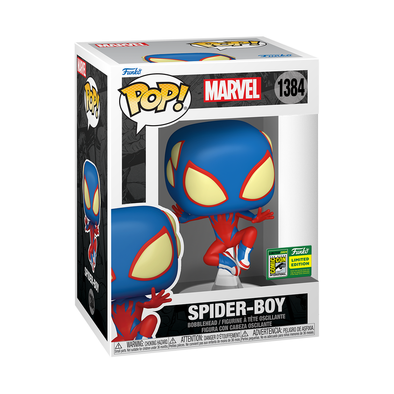 Funko Pop! Marvel SpiderMan SpiderBoy (2024 SDCC Convention Sticke