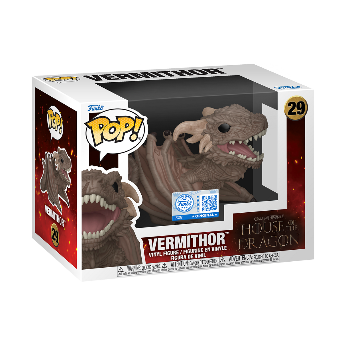Funko Pop! Game of Thrones: House of the Dragon: Vermithor (Funko Shop Exclusive)
