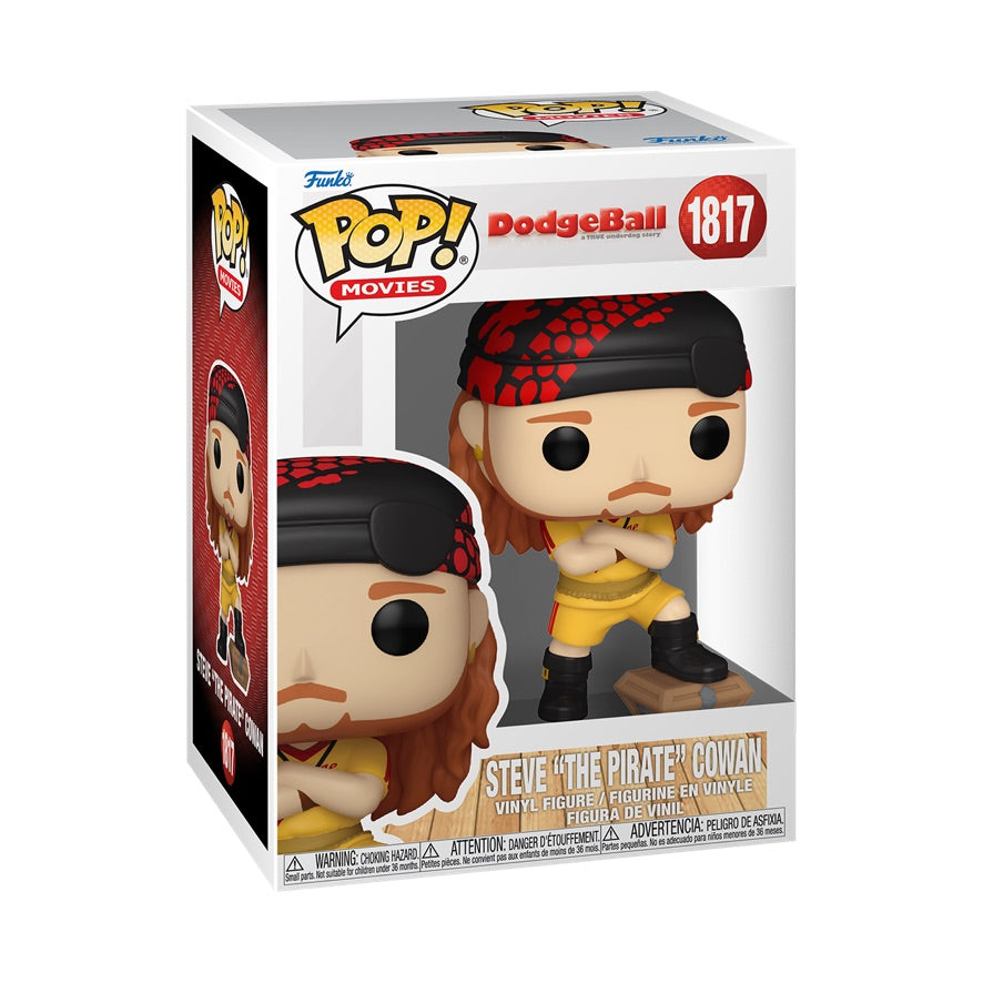 Funko Pop! Movies: Dodgeball: Steve "The Pirate" Cowan
