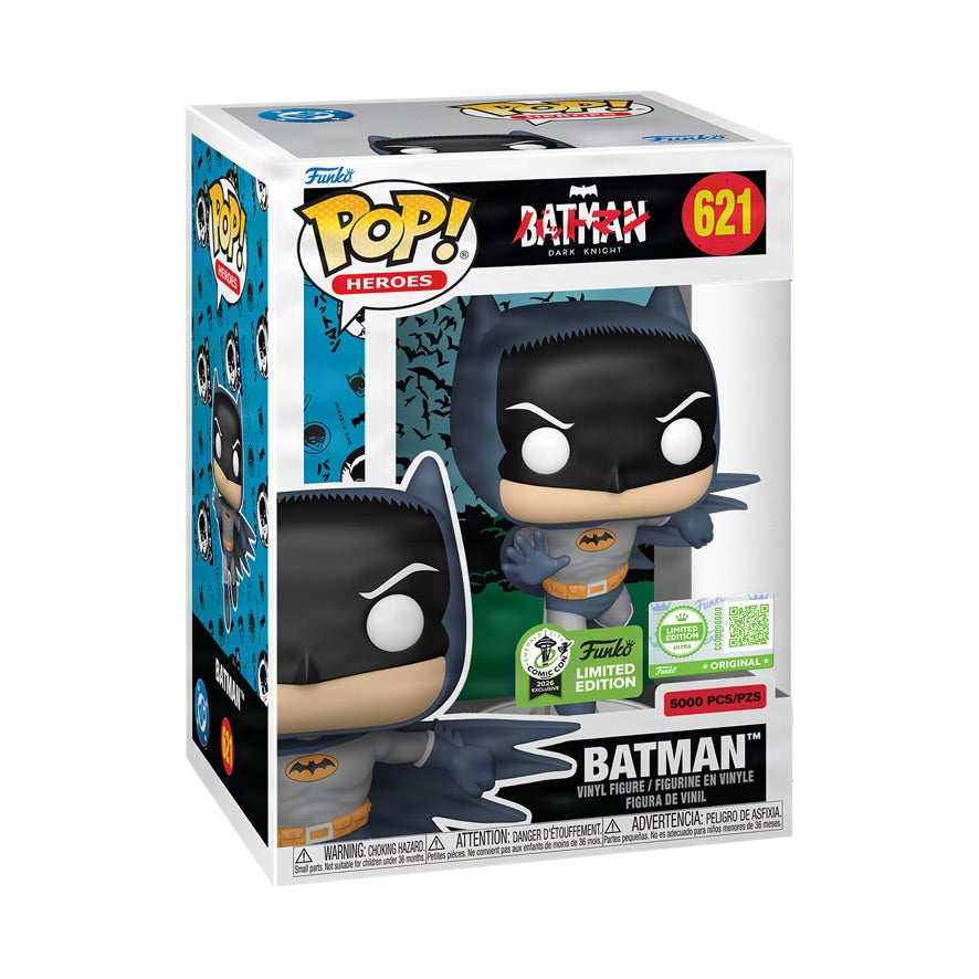 Funko Pop! Heroes: Batman Dark Knight: Batman (LE 5,000) (Funko Ultra Edition) (2026 ECCC Convention Exclusive)