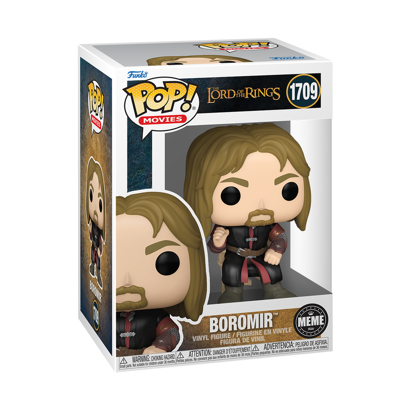 Funko Pop! Movies: Lord Of The Rings: Boromir (One Does Not Simply Meme)