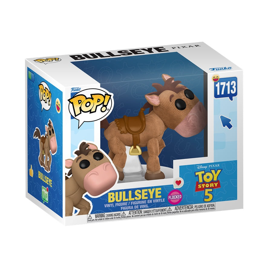 Funko Pop! Disney: Toy Story 5: Bullseye (Flocked) (Funko Special Edition)