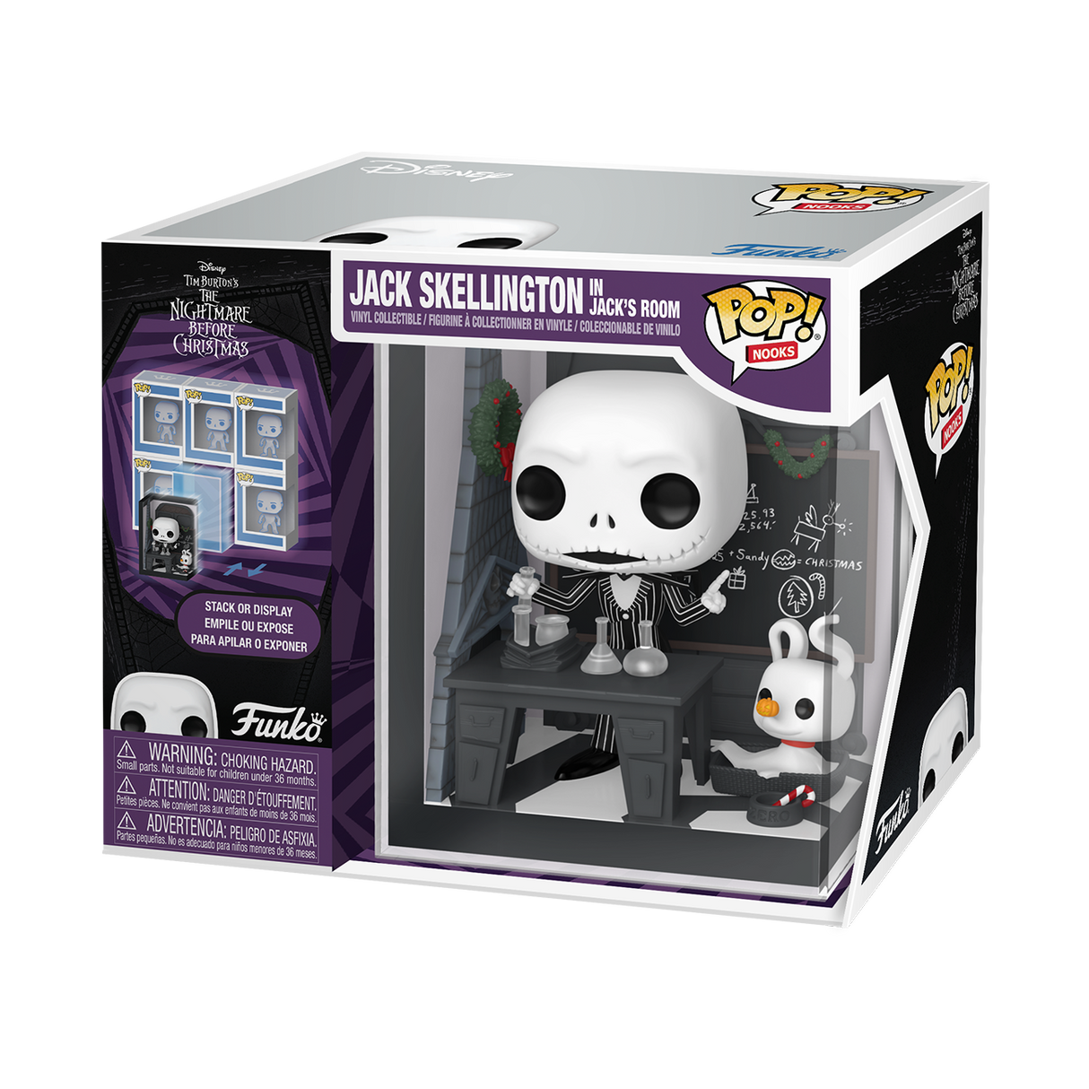 Funko Pop! Nook: Disney's The Nightmare Before Christmas: Jack Skellington in Jack's Room