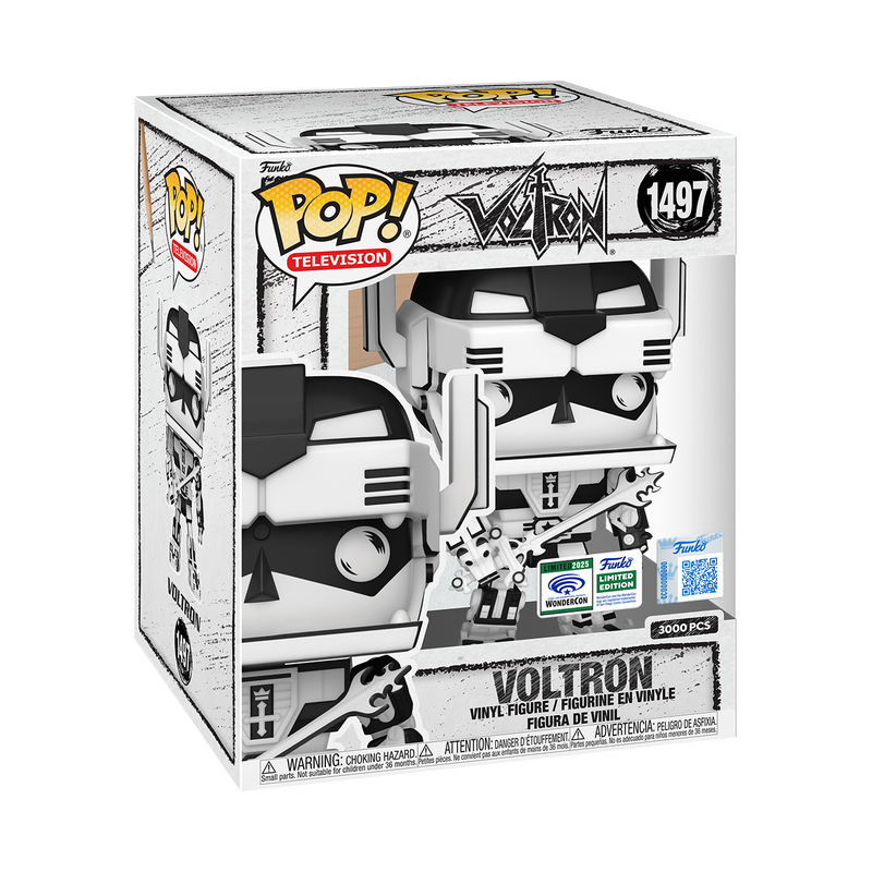 Funko Pop! Television: Voltron: Voltron (Sketch Deco) (LE 3,000) (Super 6") (2025 WonderCon Convention Exclusive)