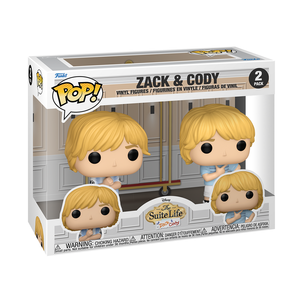 Funko Pop! Disney: The Suite Life of Zack and Cody: Zack and Cody (2 Pack)
