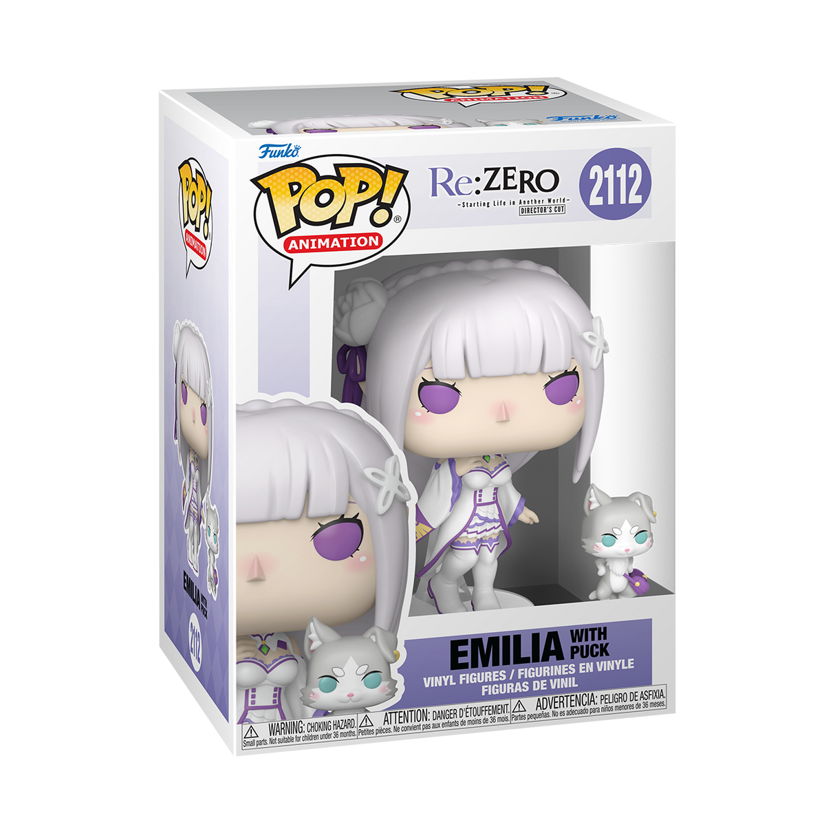 Funko Pop! Animation: ReZero Starting Life in Another World: Emilia with Puck