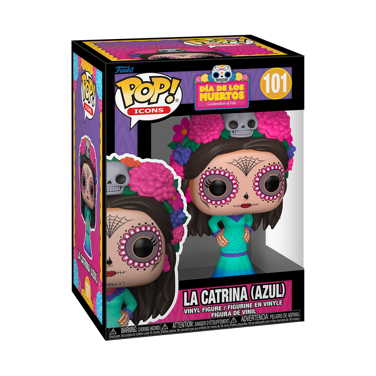 Funko Pop! Icons: Dia De Los Muertos: La Catrina (Azul)