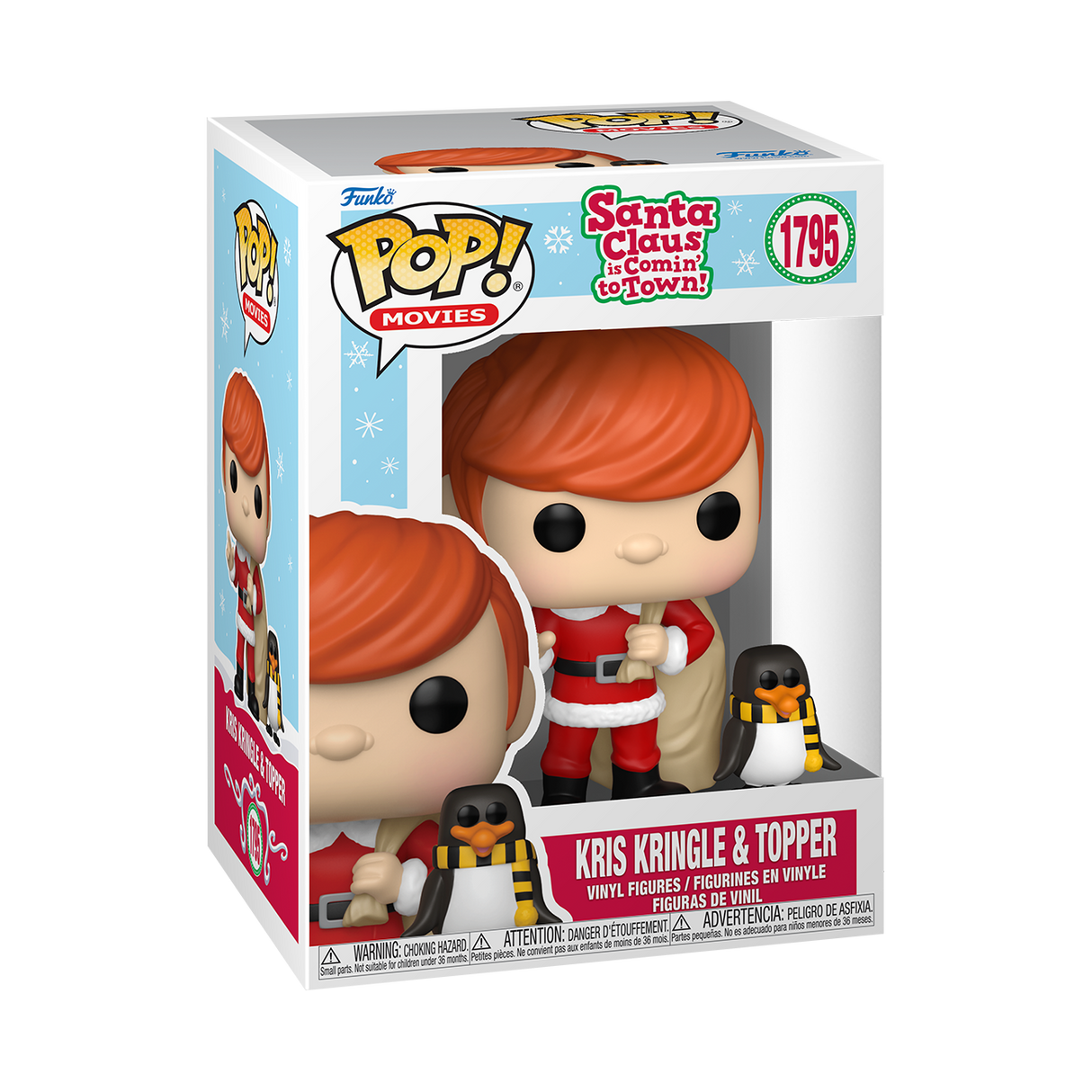 Funko Pop! Movies: Santa Clause is Coming to Town: Kris Kringle and Topper