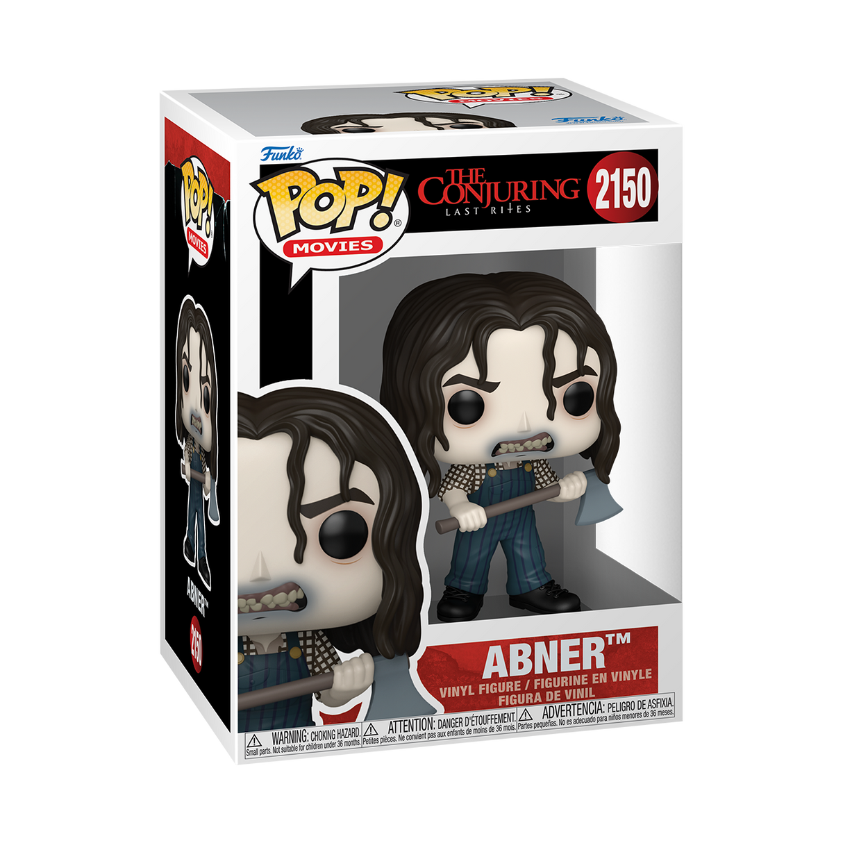 Funko Pop! Movies: The Conjuring Abner figure from Shak's Pop Shop, detailed vinyl collectible with character's costume and features.