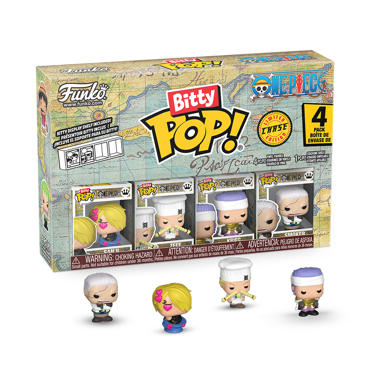 Funko Bitty Pop! One Piece: Sanji 4-Piece Set